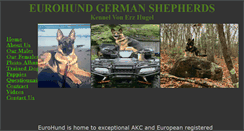 Desktop Screenshot of eurohund.com